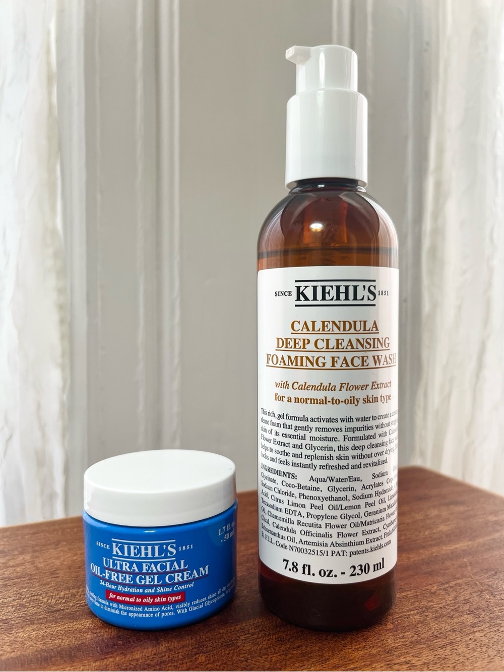 2pc Kiehl’s Skincare Trial | Calendula Cleanser + Oil-Free Gel Cream